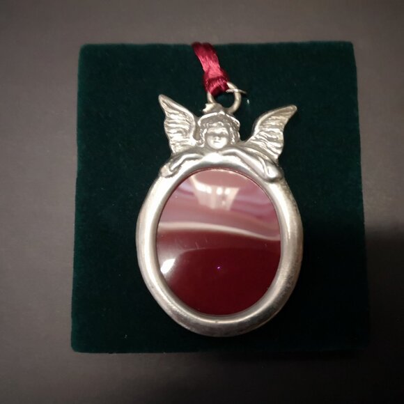 Brand New Seagull Pewter Photo Christmas Ornament Made in NS Set of 2 - Picture 3 of 4